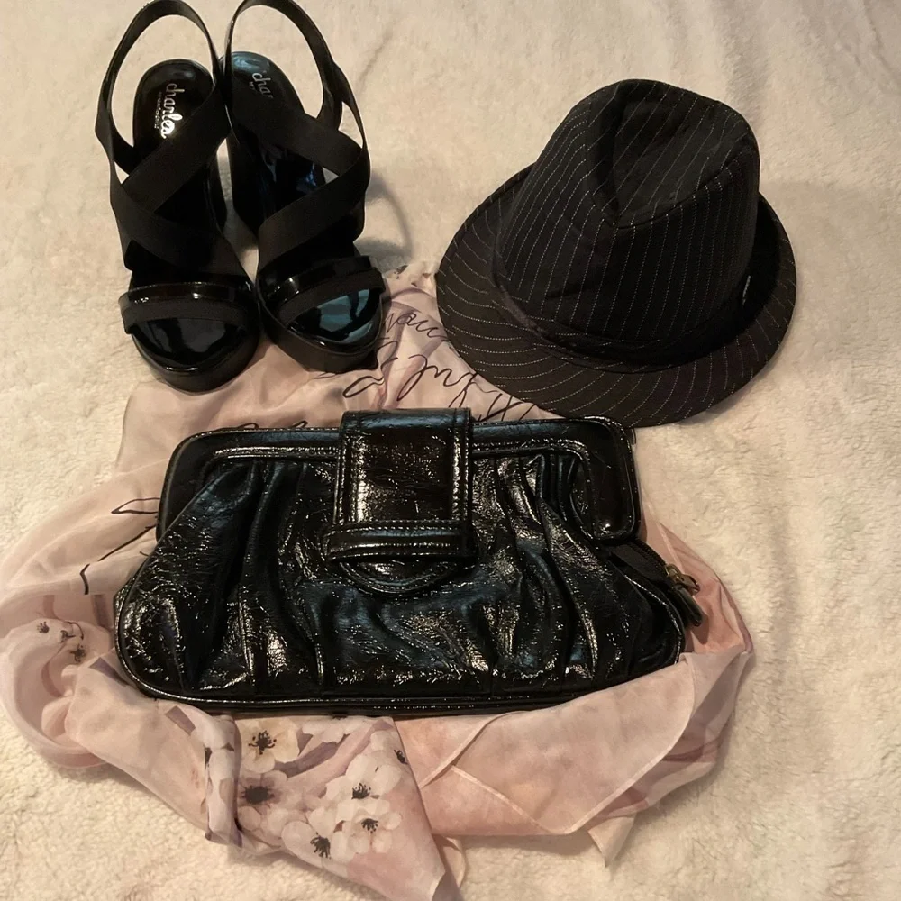 H&M Soft Faux Leather Clutch Bag